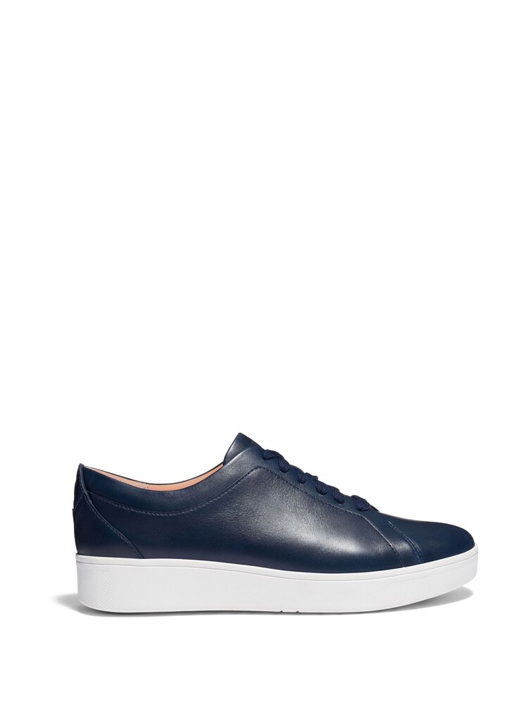 FitFlop Rally Leather Trainers - Image 1 of 3