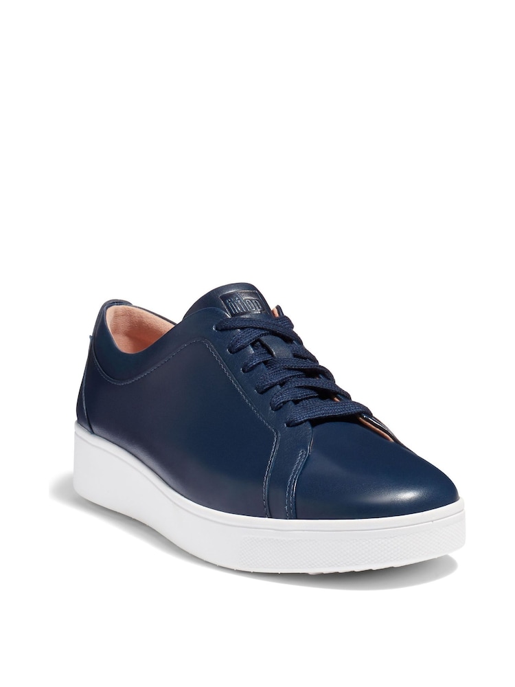 FitFlop Rally Leather Trainers - Image 2 of 3