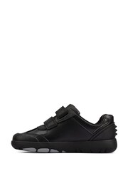 Clarks Black Multi Fit Dinosaur Sole Leather Toddler Shoes - Image 2 of 7