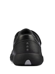 Clarks Black Multi Fit Dinosaur Sole Leather Toddler Shoes - Image 5 of 7