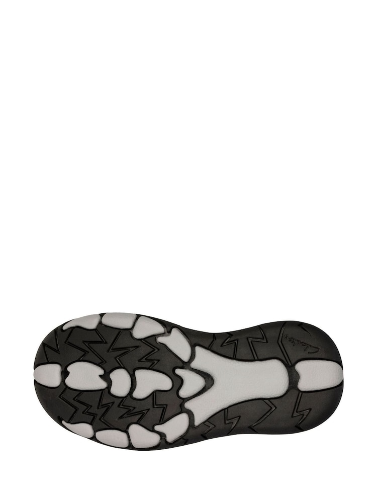 Clarks Black Multi Fit Dinosaur Sole Leather Toddler Shoes - Image 7 of 7