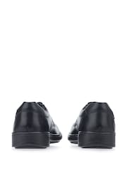Start Rite Isaac Black Vegan Lace Up School Shoes F Fit - Image 4 of 6