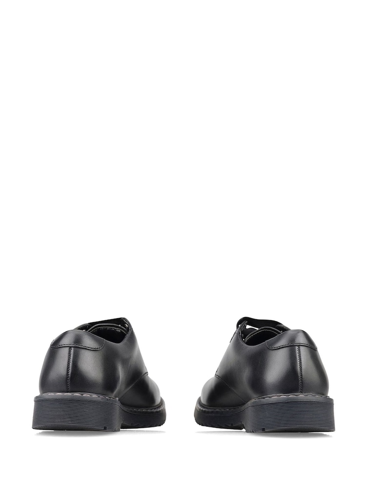 Start-Rite Impact Vegan Black Chunky Sole School Shoes F Fit - Image 6 of 6
