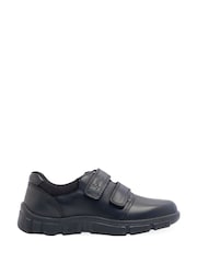 Start-Rite Origin Black Leather Double Strap School Shoes F & G Fit - Image 1 of 5