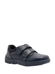 Start-Rite Origin Black Leather Double Strap School Shoes F & G Fit - Image 2 of 5