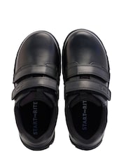 Start-Rite Origin Black Leather Double Strap School Shoes F & G Fit - Image 4 of 5