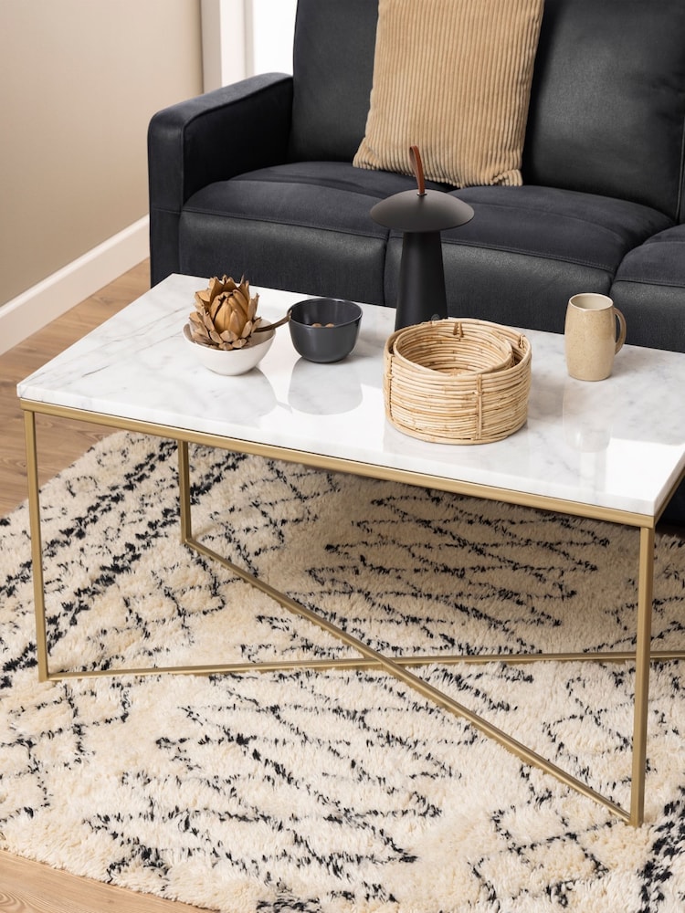 Actona White Alisma Coffee Table - Image 1 of 6 Actona White Alisma Coffee Table - Image 1 of 6