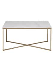 Actona White Alisma Coffee Table - Image 3 of 6
