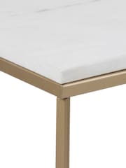 Actona White Alisma Coffee Table - Image 4 of 6
