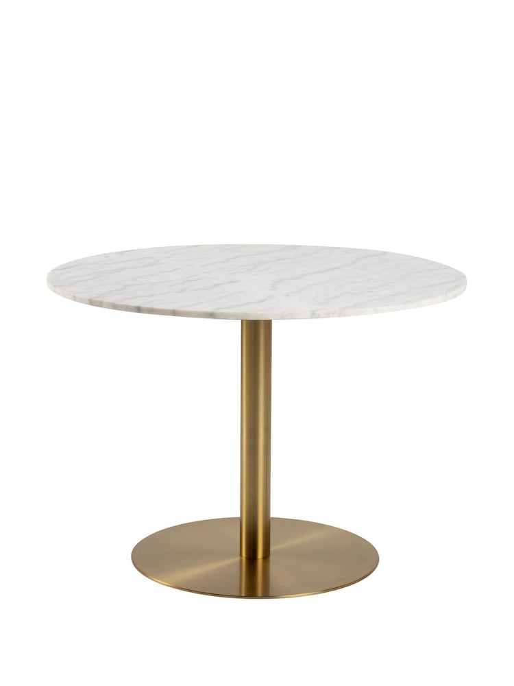 Actona WhiteGold Corby Round Dining Table - Image 2 of 5