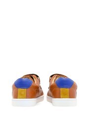 Start-Rite Explore Tan Brown Leather Comfy Rip-Tape Trainers F Fit - Image 4 of 6
