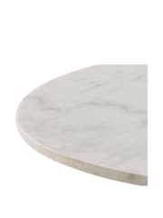 Actona White/Black Corby Round Dining Table - Image 3 of 6