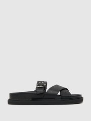 Schuh Tamara Buckle Footbed Sandals - Image 1 of 4