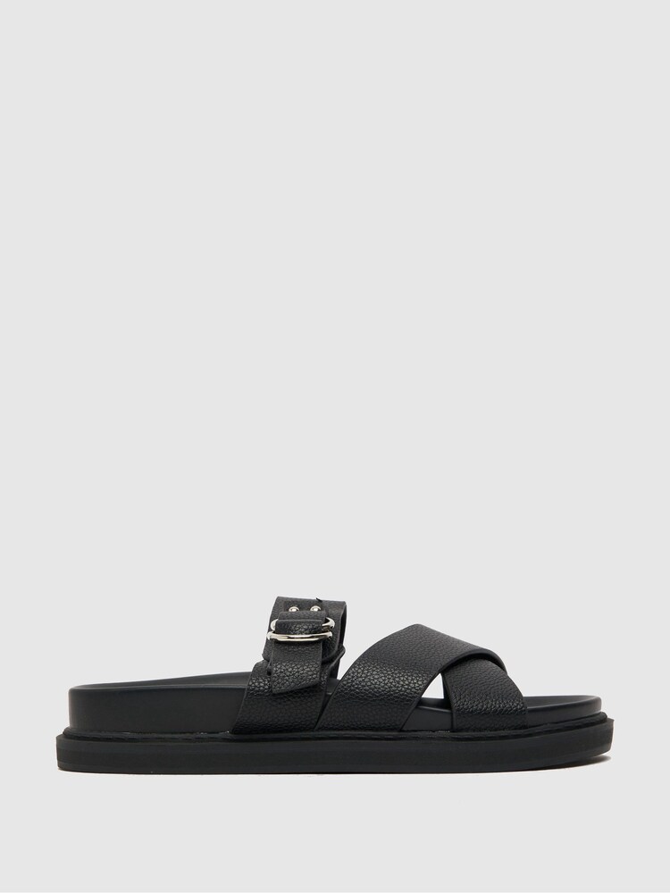Schuh Tamara Buckle Footbed Sandals - Image 1 of 4