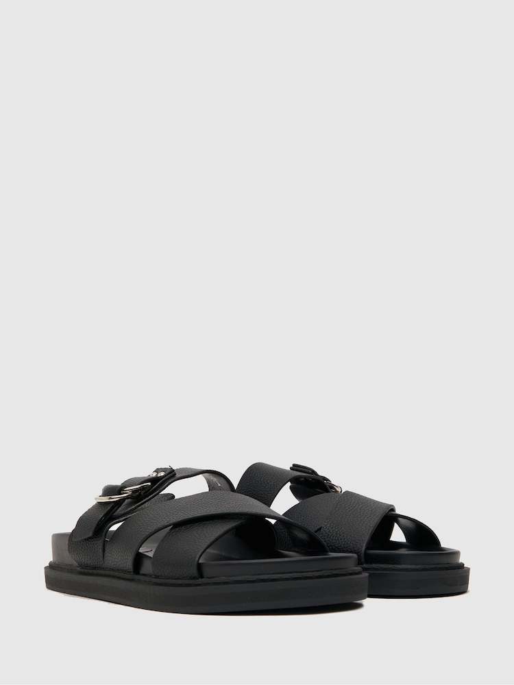 Schuh Tamara Buckle Footbed Sandals - Image 2 of 4