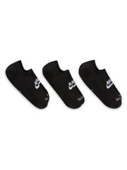 Nike Black Everyday Plus Cushioned Footie Socks 3 Pack - Image 3 of 4