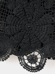 Mango Black Crochet Vest Top - Image 7 of 7