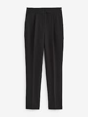 Zwart - Op maat slim-fit broek in zandlopermodel - Image 5 of 5