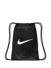 Nike Black/White Brasilia 9.5 Drawstring Bag - Image 3 of 8