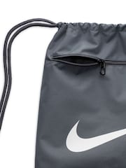 Nike Grey Brasilia Drawstring Bag - Image 3 of 7
