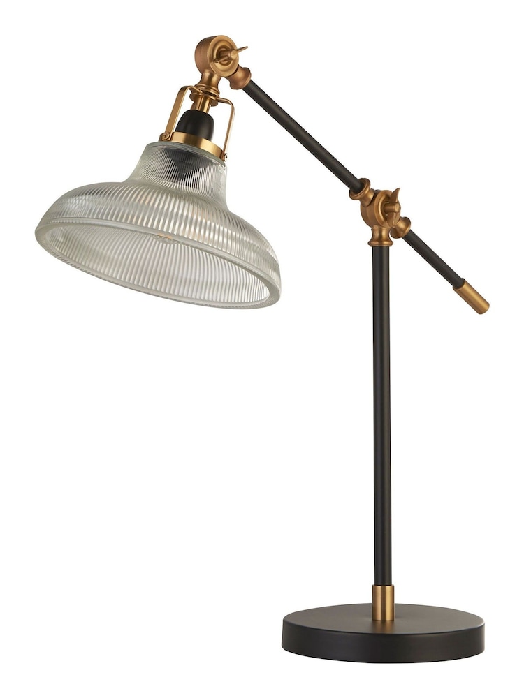 Searchlight Black/Brass Luke Table Lamp - Image 4 of 4