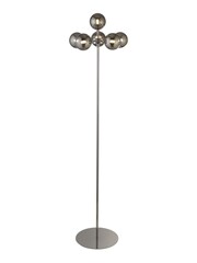 Searchlight Chrome Alexia 6 Light Floor Lamp - Image 3 of 4