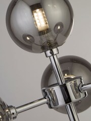 Searchlight Chrome Nancy 4 Light Table Lamp - Image 2 of 4
