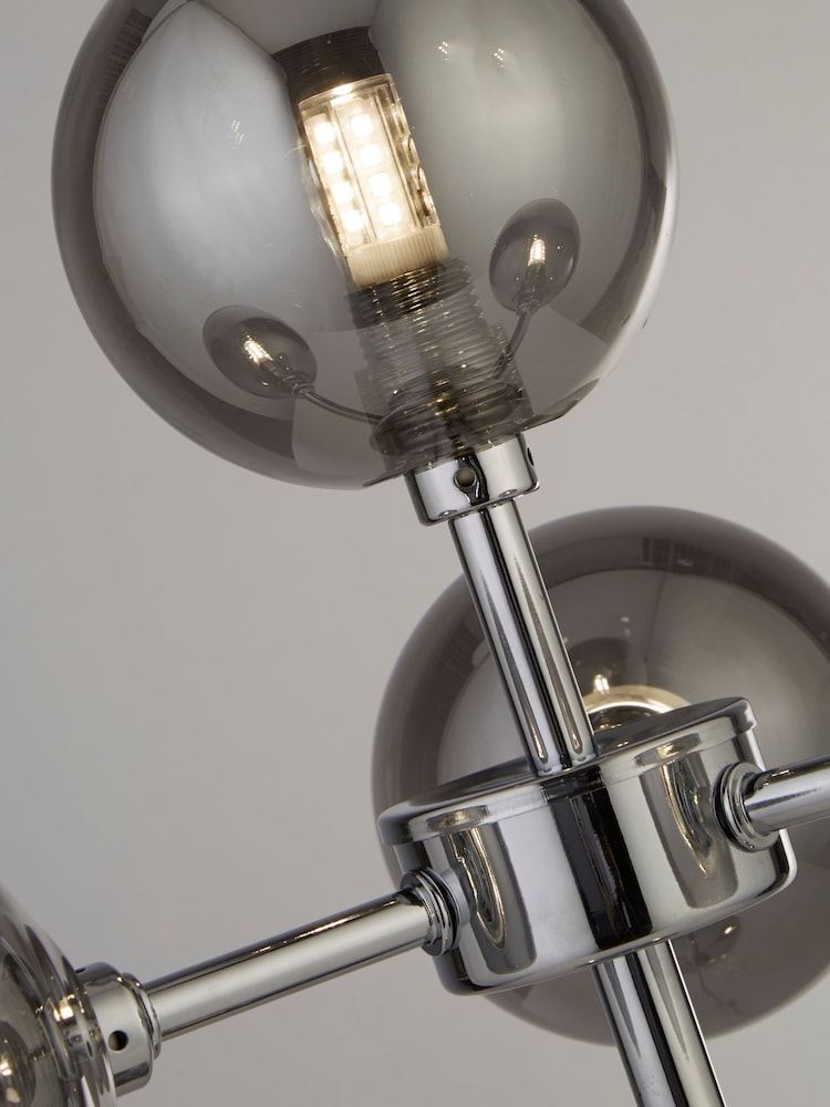 Searchlight Chrome Nancy 4 Light Table Lamp - Image 2 of 4