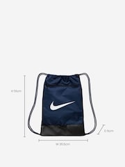Azul marino - Bolso con cordón ajustable Brasilia de Nike - Imagen 3 de 8