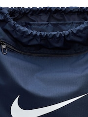 Azul marino - Bolso con cordón ajustable Brasilia de Nike - Imagen 6 de 8