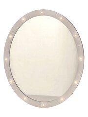 Searchlight White Marlow Wooden LED Wall Mirror - Image 2 of 3