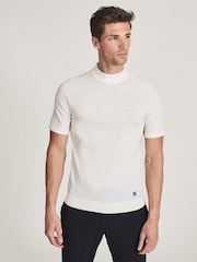 Reiss Barker Stretch Merino Turtle Neck Jumper - Image 3 of 4