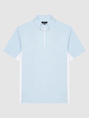 Azul - Top Reiss Wingfoot com zíper e gola funil - Imagem 4 de 4