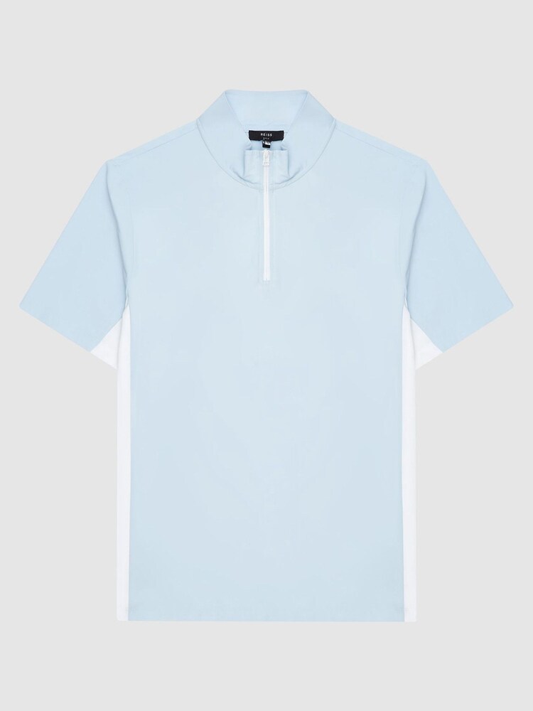 Azul - Top Reiss Wingfoot com zíper e gola funil - Imagem 4 de 4