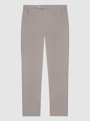 Reiss Grey Reiss Ranger Performance Slim Fit Trousers - Image 2 of 4