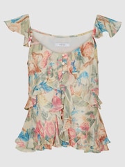 Reiss Lana Floral Cami Top - Image 2 of 5