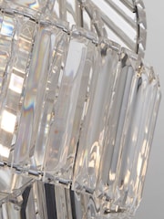 Searchlight Chrome Enzo 4 Light Venetian Pendant - Image 3 of 3