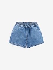 Mid Blue 100% Cotton Denim Shorts 2 Pack (3-16yrs) - Image 4 of 8