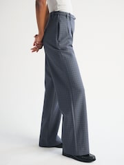 Abercrombie & Fitch Grey Sloane Check Belt Trousers - Image 3 of 5