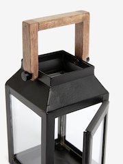 Black Bronx Metal Mini Lantern Candle Holder - Image 4 of 6