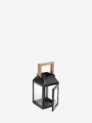 Black Bronx Metal Mini Lantern Candle Holder - Image 6 of 6