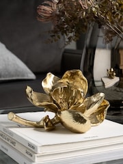 Gold Decorative Flower Ornament - Image 1 of 5