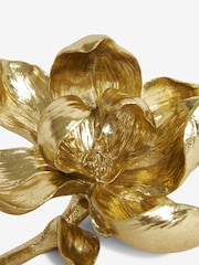 Gold Decorative Flower Ornament - Image 2 of 5