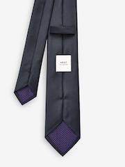 Dark Blue Twill Tie - Image 3 of 3