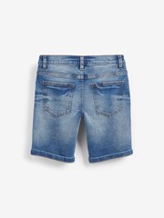Light Blue Regular Fit Denim Shorts (3-16yrs) - Image 4 of 5