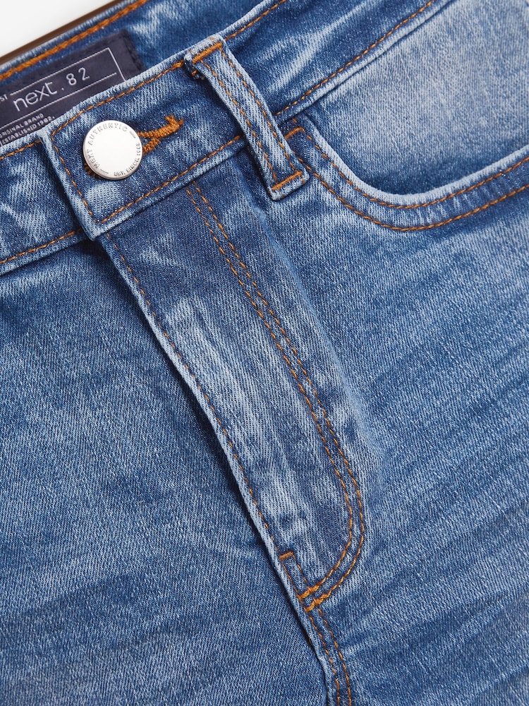 Light Blue Regular Fit Denim Shorts (3-16yrs) - Image 5 of 5