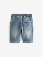 Light Blue Regular Fit Jersey Denim Shorts (3-16yrs) - Image 2 of 3