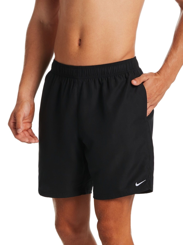 Nike Black 7 Inch Essential Volley Swim Shorts - Image 1 of 3