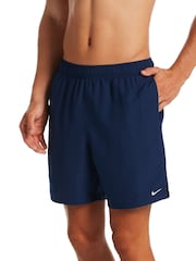 Nike Navy 7 Inch Essential Volley Swim Shorts - Image 1 of 3