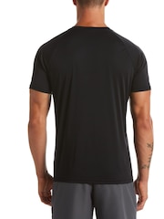 Nike Black Short Sleeve Hydroguard Sun Safe Rash Vest - Image 2 of 3